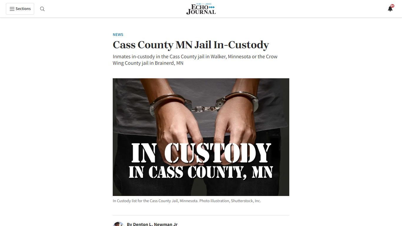 Cass County MN Jail In-Custody - Pequot Lakes, Minnesota